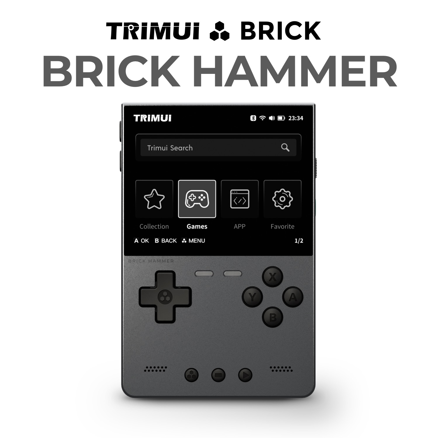 Metal Body Trimui Brick Hammer - Retro Gaming Images review and price